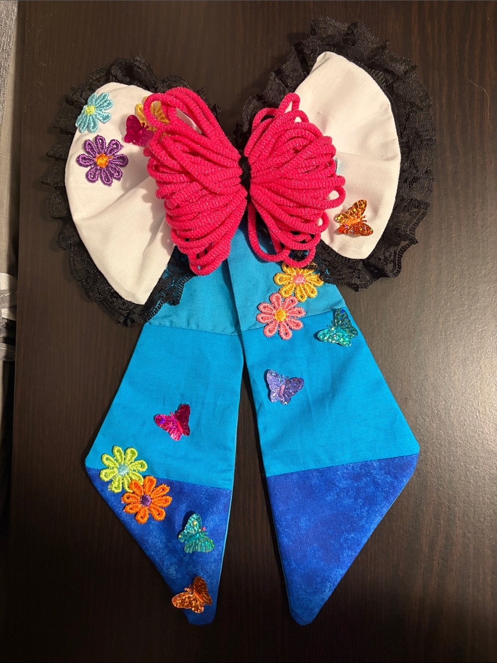 Encanto - Maribel inspired Hair Bow Featuring Flowers and Butterflies